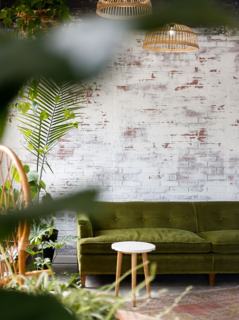 Selective focus photography of green sofa 2610269
